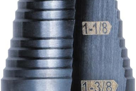 KTSB15 Step Drill Bit #15 Double Fluted 7/8 to 1-3/8-Inch